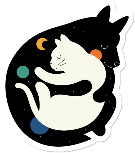 Cat $3 - Yin Yang Perro Y Gato (650x650)