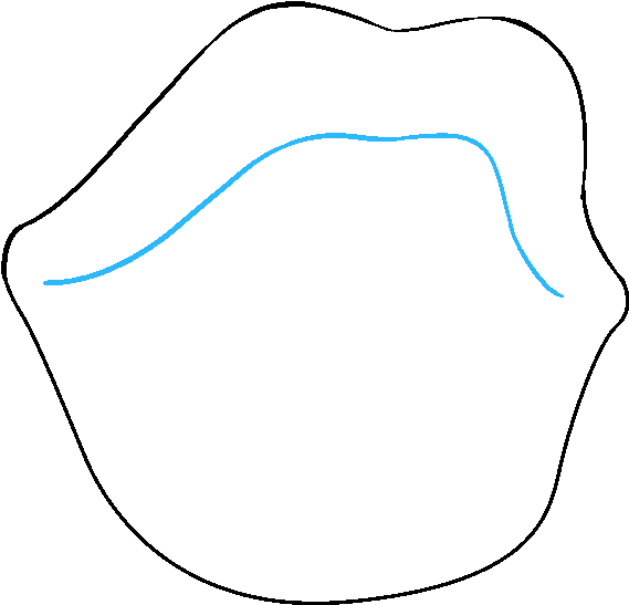 A And Tongue Really Easy Drawing Tutorial - A And Tongue Really Easy Drawing Tutorial (680x678)