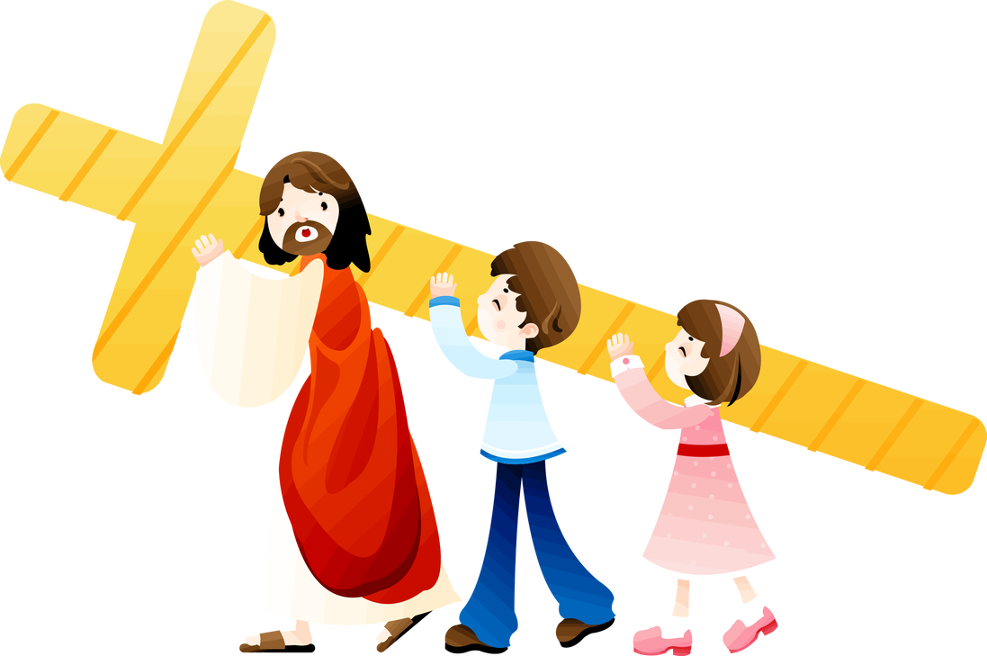 Jesus Vector 184 By Minayoussefsaleb - Cross Of Christ For Children (1097x729)