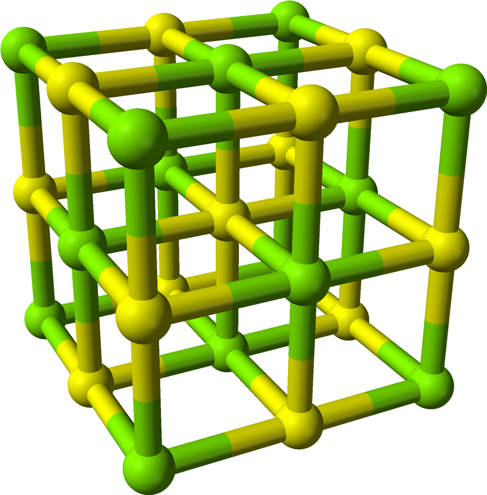 Magnesium Sulfide Unit Cell 3d Balls - Magnesium Sulfide Unit Cell (1085x1100)