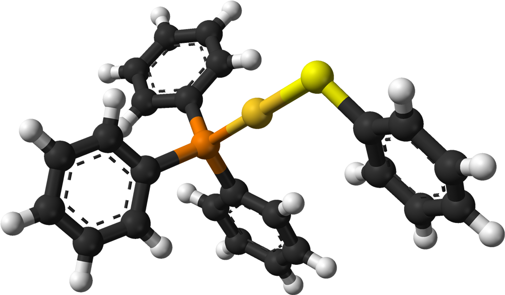 Benzenethiolato Gold(i) From Xtal 3d Balls - Molecule (1100x684)