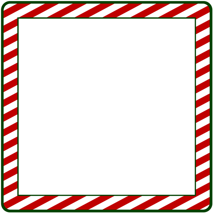 Red Square Clipart Red Border - Christmas Border Square Png (806x967)