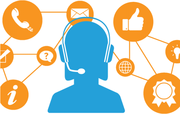 Customer Experience - Transparent Customer Service Clipart (576x450)