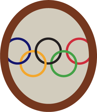 Beaver Heroes, Olympic Beaver - Hand Palm Logo (335x388)
