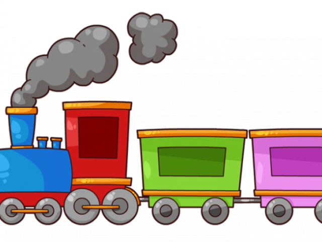 Locomotive Clipart Animated - Train Clipart Png (640x480)