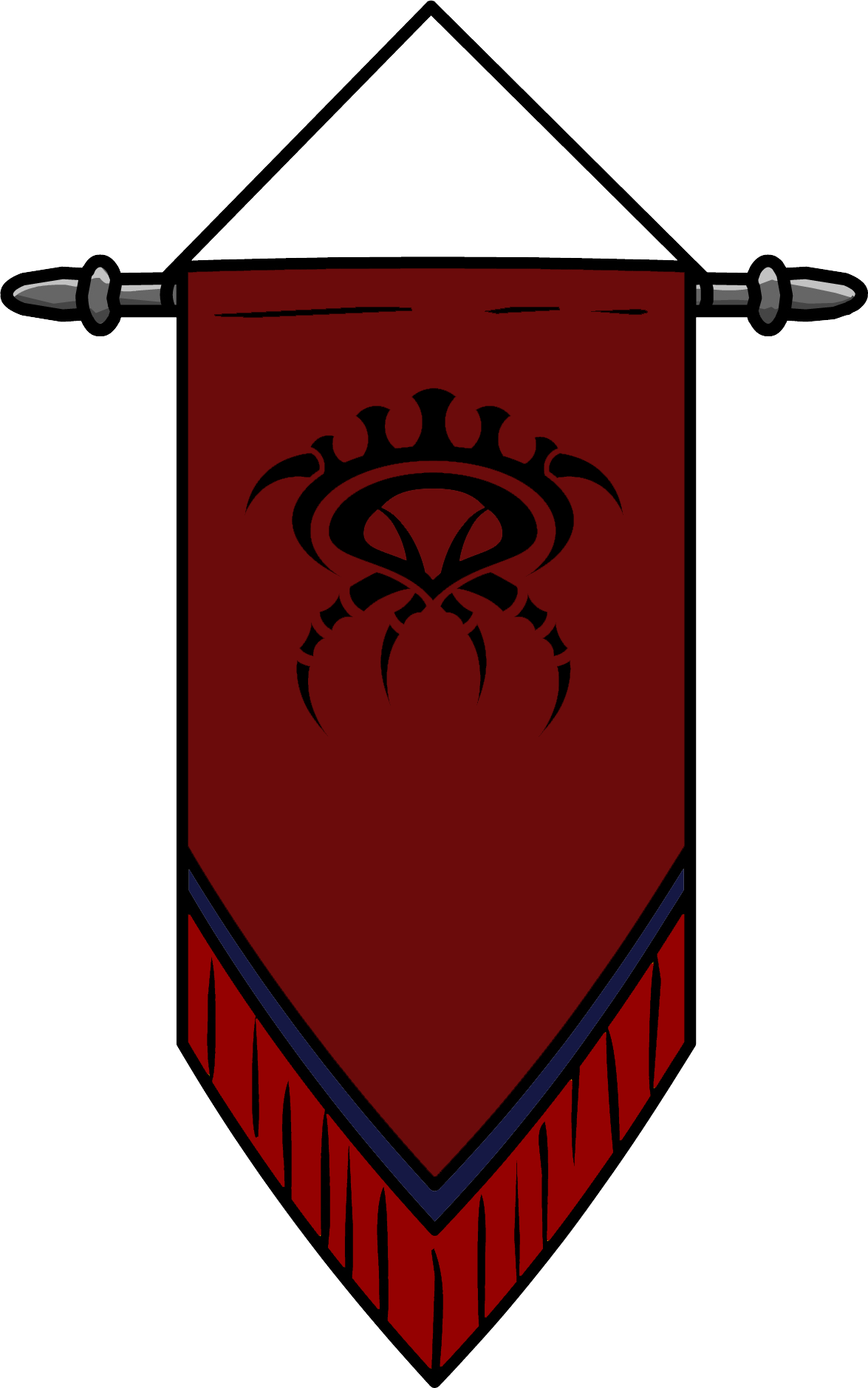 Orks Combined With Mongolia Led By Genghis Khan - Banderas De La Edad Media (1175x1878)