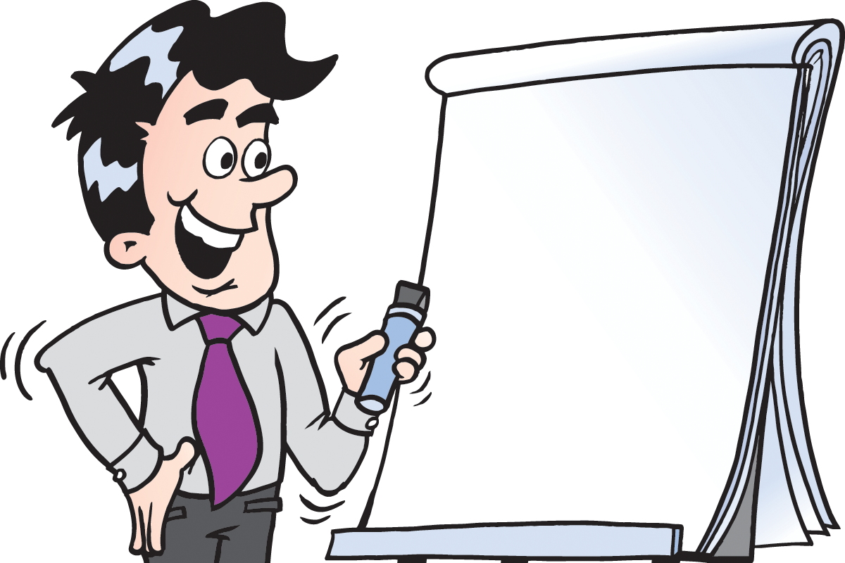 Being Passive Is Not A Survival - Flip Chart Clip Art (1200x800)