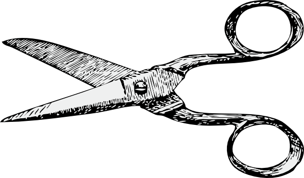 Morgan Cliparts - Scissors Png (600x352)