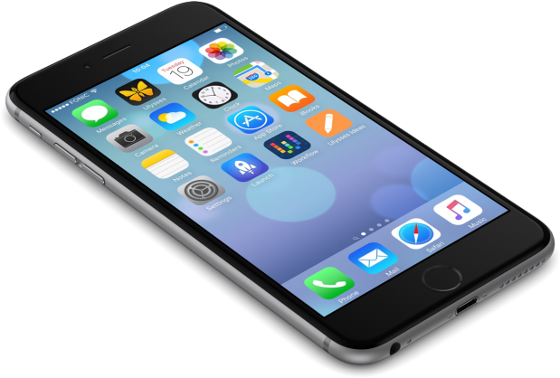 Iphone 7 Clipart Iphone Screen - Iphone 5s Uzay Grisi (640x480)