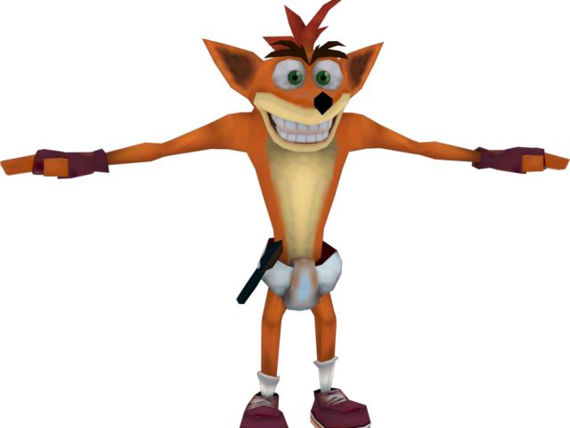 Crash Bandicoot Clipart Crash Tag Team Racing - Crash Bandicoot (640x480)