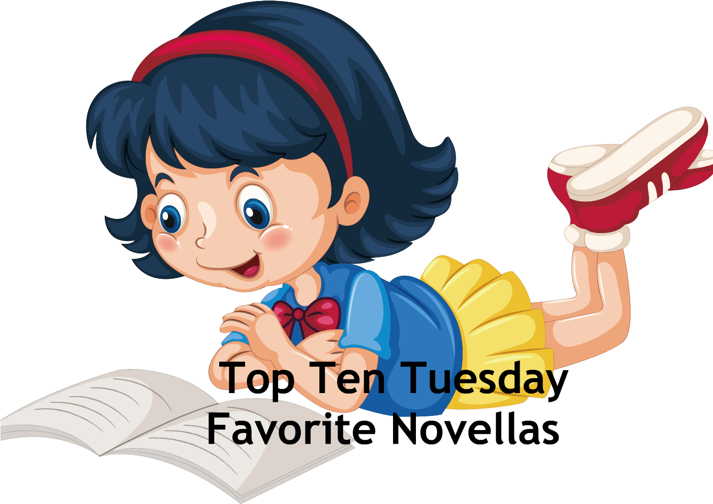 I Love When Authors Start A New Series With A Sneak - Reading Book Girl Clip Art (1463x1228)