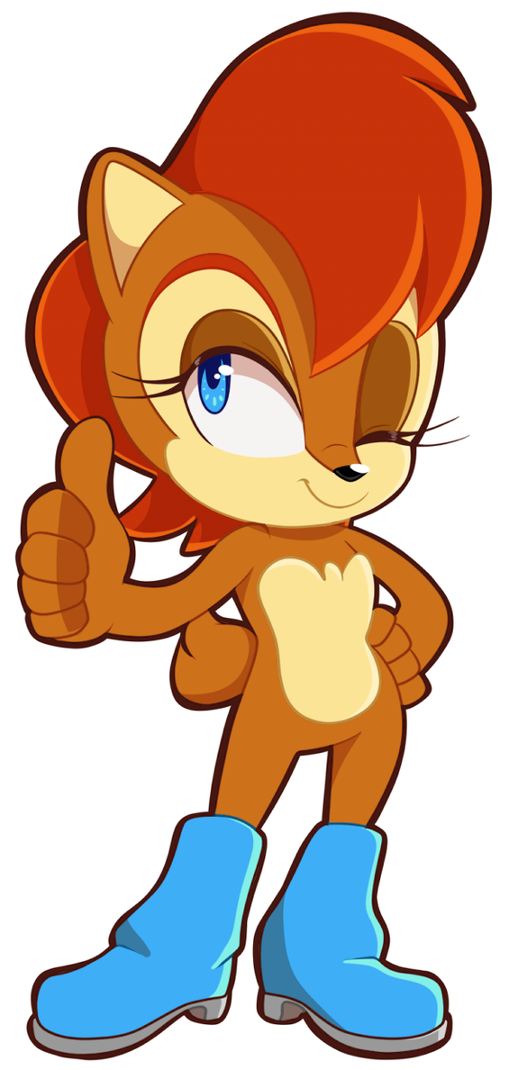 No Vest No Problem By Awesomeblossompossum - Princess Sally Acorn (672x1189)