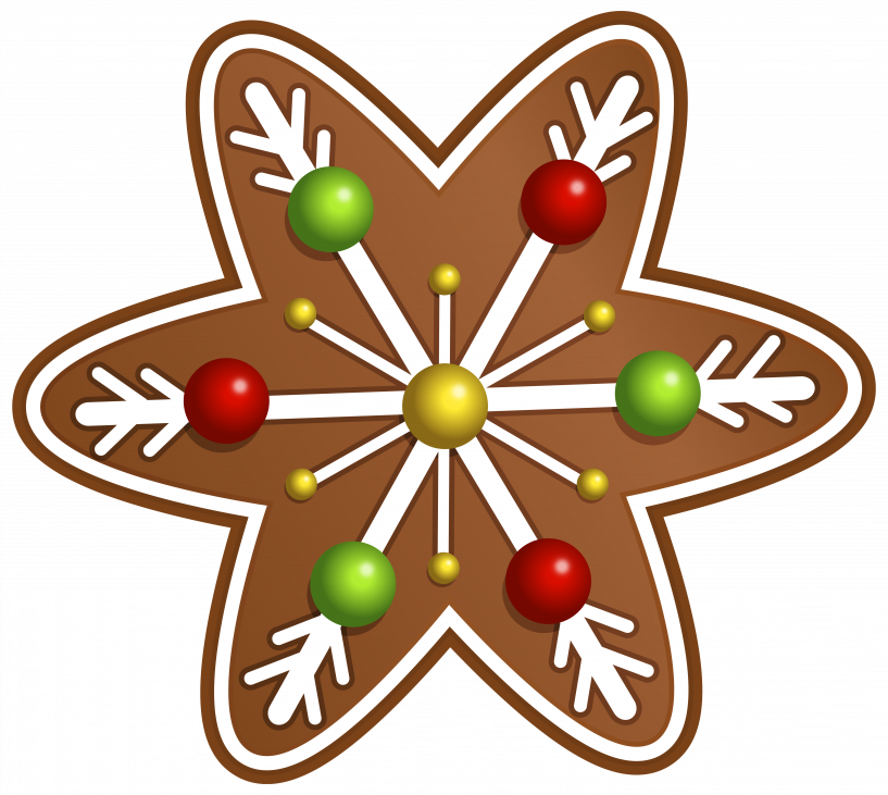 Star Cookie Image Jokingart - Christmas Cookie Clipart Free (817x731)