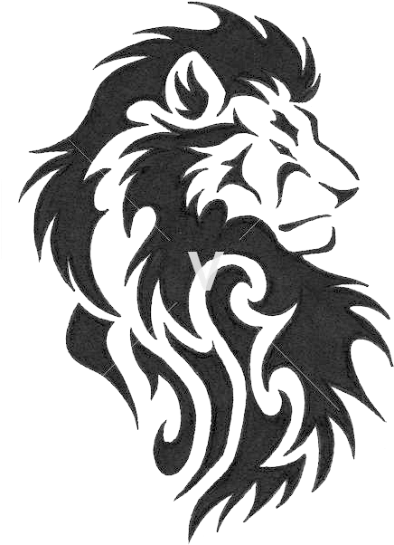 Lion Tattoo Png (450x633)