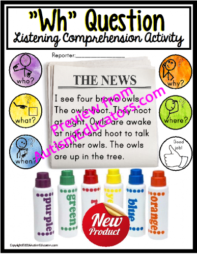 Autismeducators Autismeducators Listening Comprehension - News And Events Icon (500x500)