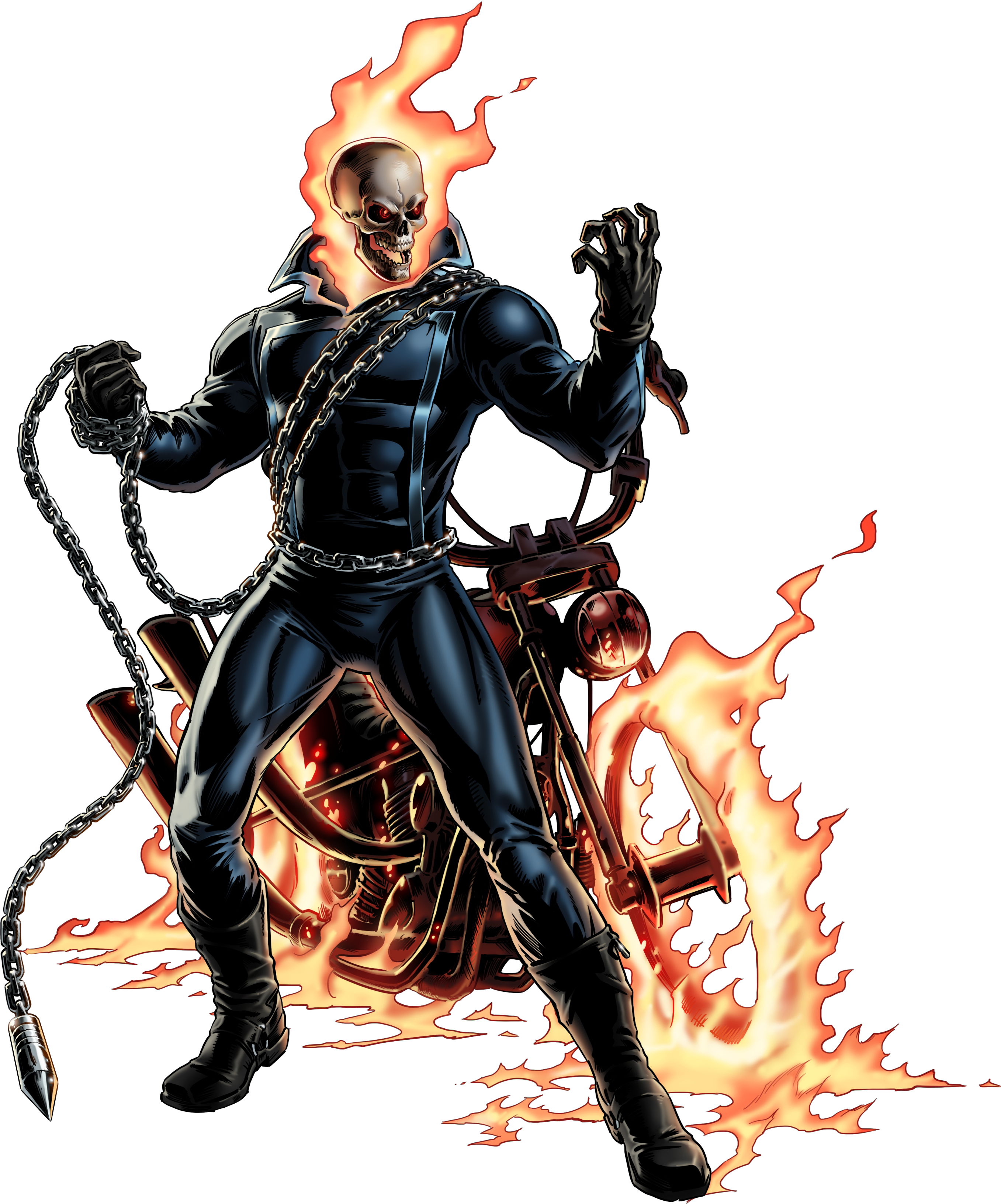 Ghost Rider Clipart Clip Art - Ghost Rider Marvel Comics (2714x3262)