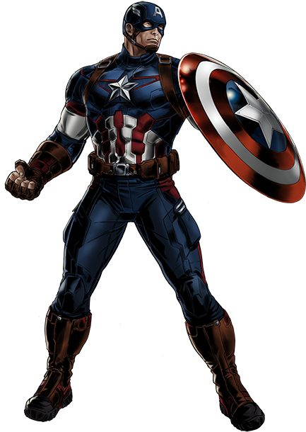 Captain America Clipart Age Ultron - Capitan America Avengers Png (451x630)