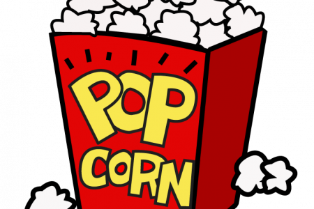 Popcorn Clipart Loose - Popcorn Clipart Png (450x300)