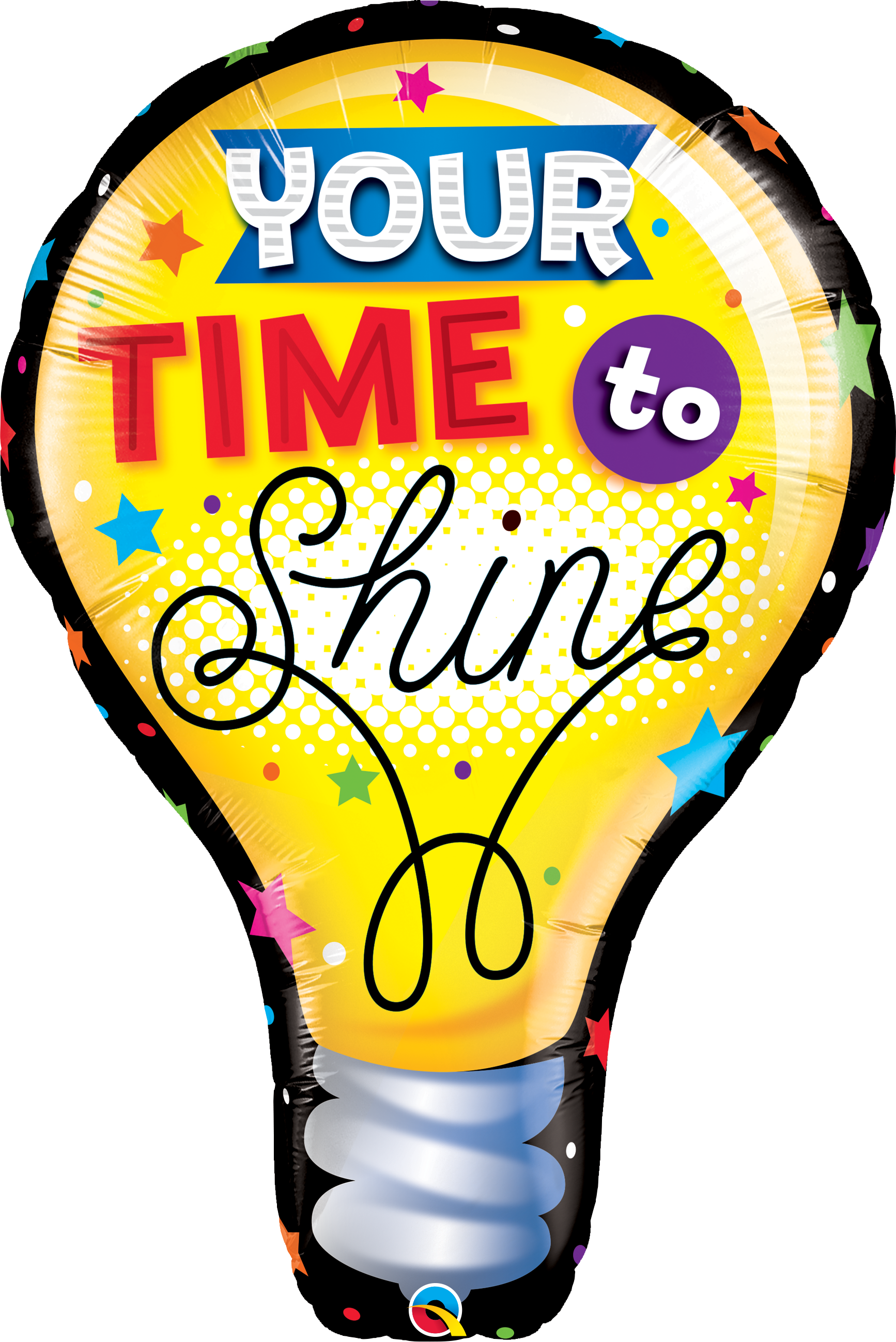 Qualatex Your Time To Shine Helium Shape 40" Foil Balloon, - Balloon (1734x2597)