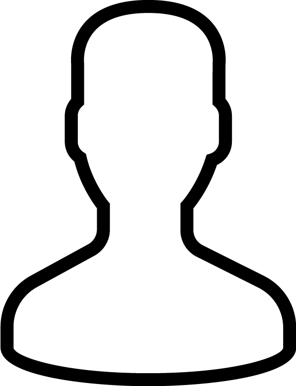 Person Icon - User White Png Icon (600x781)