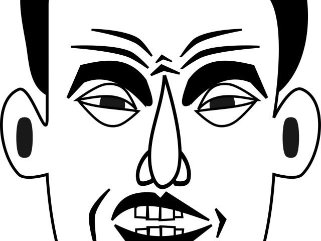 Emotional Clipart Father - Drawing Sadness Face (640x480)