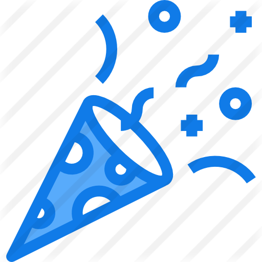 Confetti Free Icon - Confetti Free Icon (512x512)