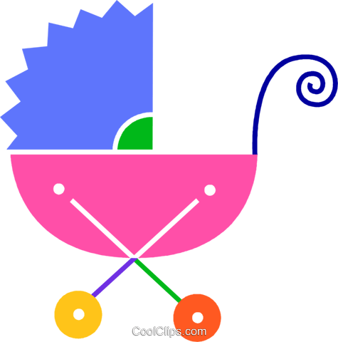 Strollers And Carriages Royalty Free Vector Clip Art - Strollers And Carriages Royalty Free Vector Clip Art (475x480)