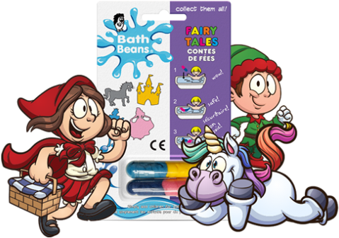 Fairy Tales Bath Beans - Vector Nhân Vật Cổ Tích (500x500)