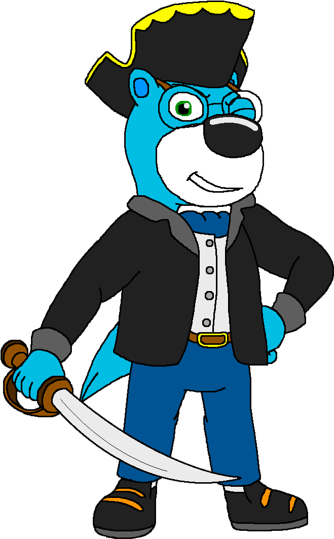 Captain Kyle Otter The Pirate By Kylgrv - Cartoon (720x1109)