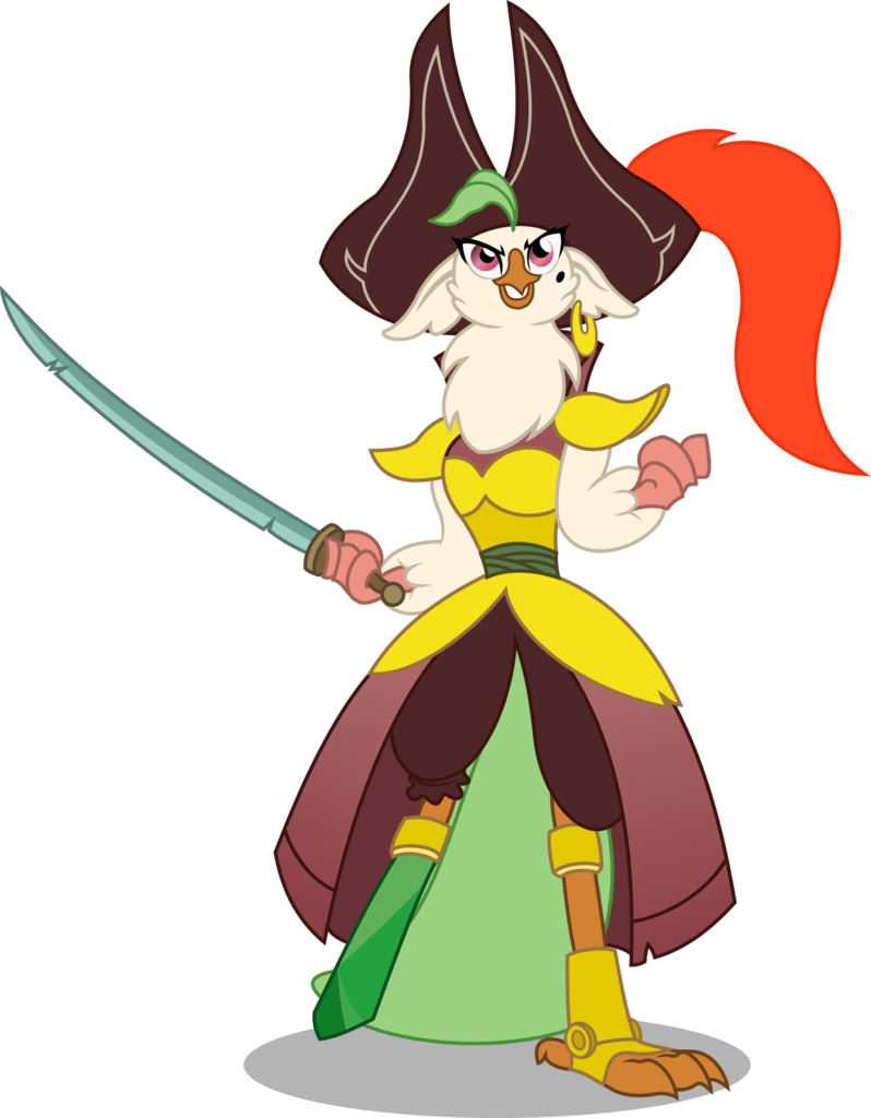 Seahawk270, Bird, Captain Celaeno, Clothes, Ear Piercing, - Captain Celaeno Png (798x1024)
