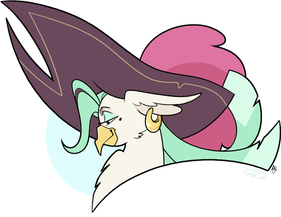 Egophiliac, Bust, Captain Celaeno, Ear Piercing, Hat, - Cartoon (971x748)