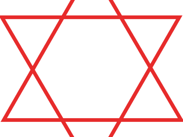 Star Of David Clipart Animated Star - Holocaust Symbol Clipart (640x480)