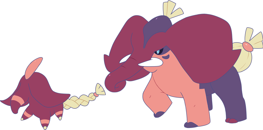 War Elephants By Torqupine - Cartoon (900x446)