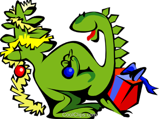 Christmas Clipart Clipart Dinosaur - Christmas Clipart Clipart Dinosaur (640x480)