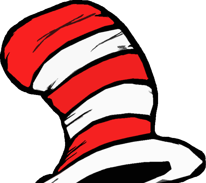 I Just Spent A Few Hours Coming Up With A Fewfor Real - Black And White Cat In The Hat (709x630)
