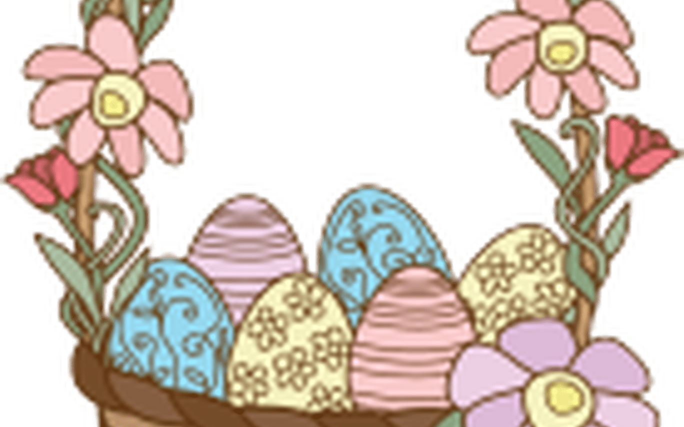 Free Easter Basket Clipart - Easter Basket Clipart (1368x855)