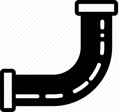 Smashicons Construction Solid Vol By Building Pipe - Curved Pipe Png (512x478)