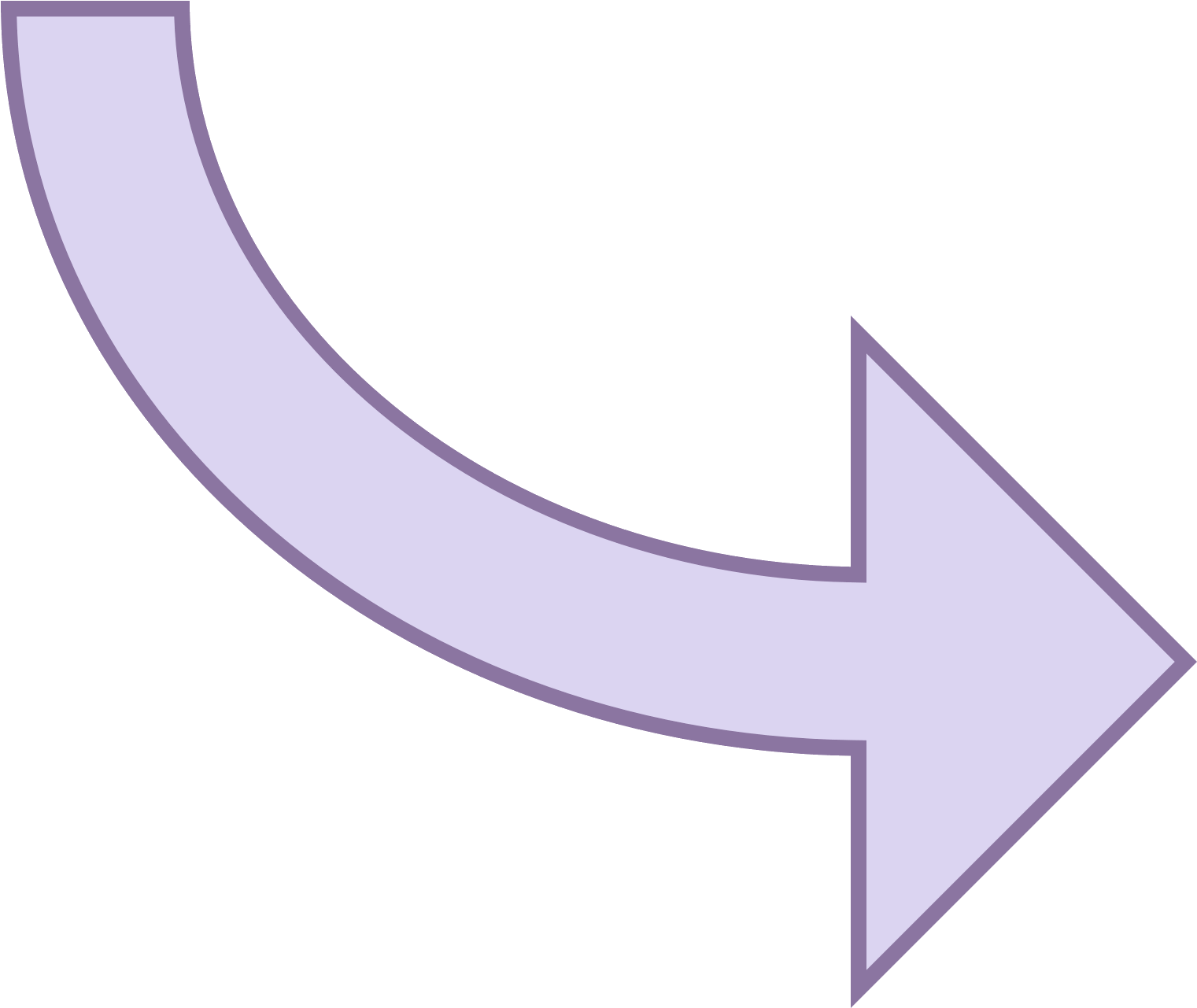 Curved Arrow Icon - Curved Arrow Icon (1600x1600)