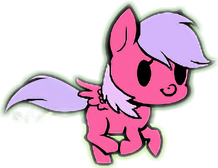 Pony Clipart Kawaii - Kawaii Pegasus (708x544)