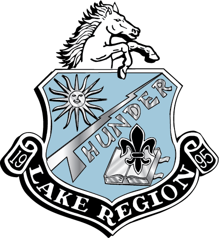 Key Club Of Lake Region High School - Lake Region High School Logo (443x481)