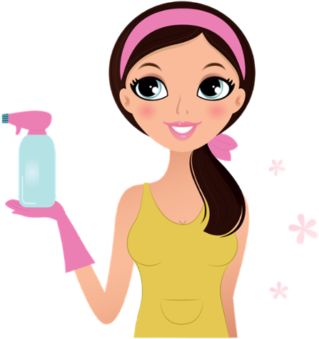 Cartoon Cleaning Lady (512x512)