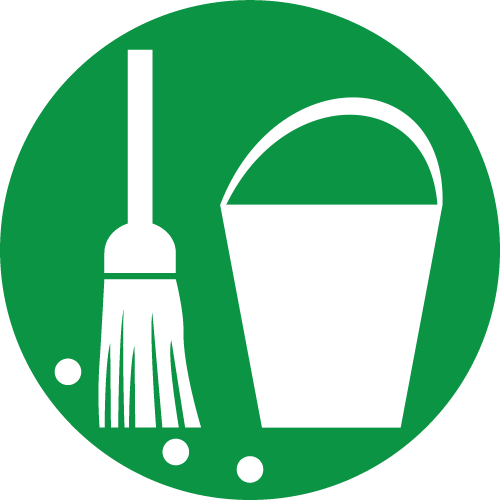 One Time Cleaning - Illustration (500x500)