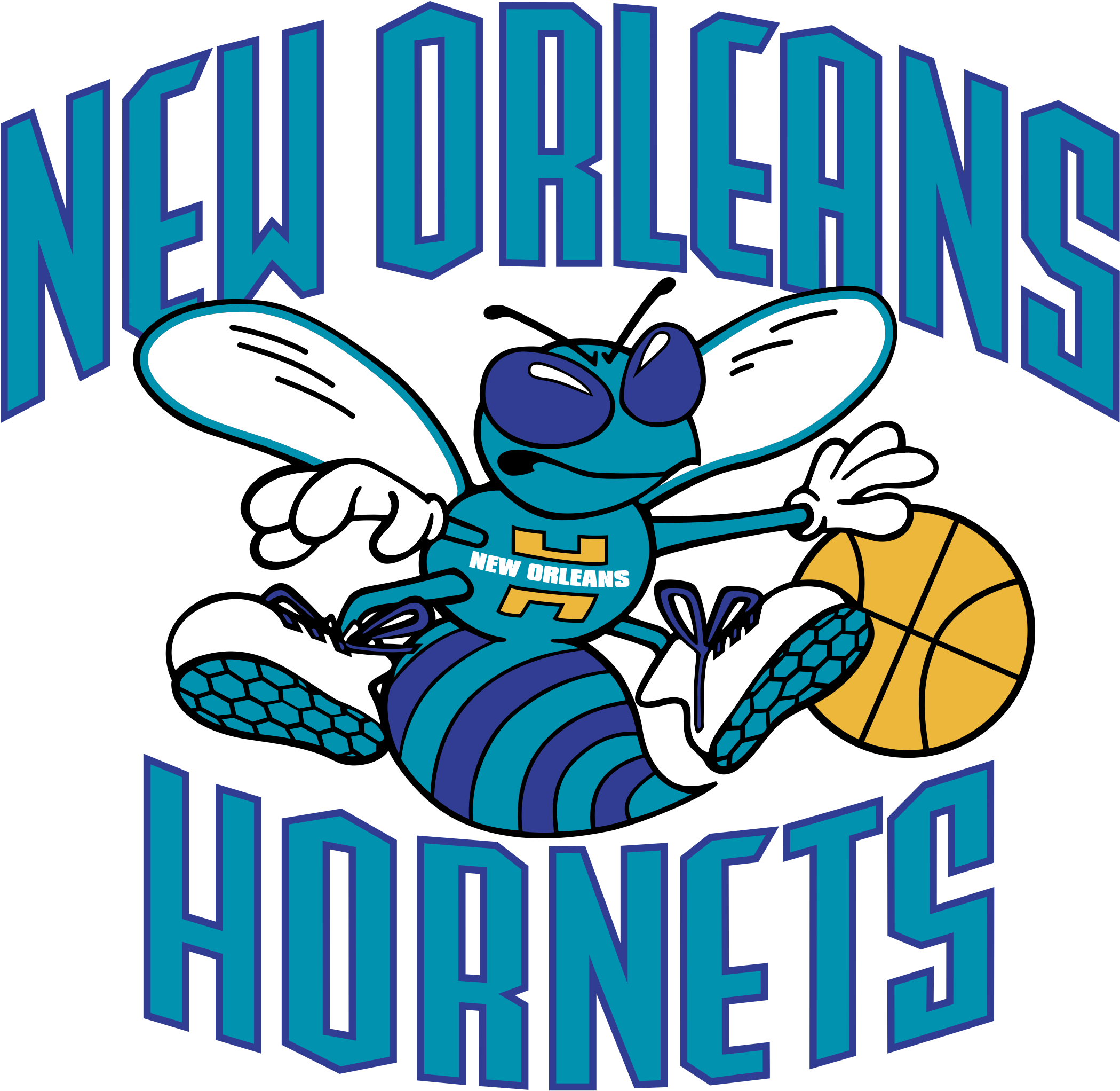 2400 X 2400 5 - New Orleans Hornets Logo (2400x2400)