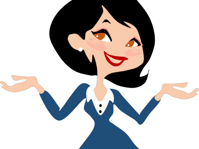 Women Clipart Transparent Background - Never Ask A Student His Percentage (640x480)