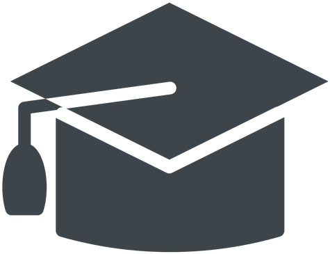 Clip Art Royalty Free Graduation Hat Flat School Icon - School Icon Transparent Background (512x512)