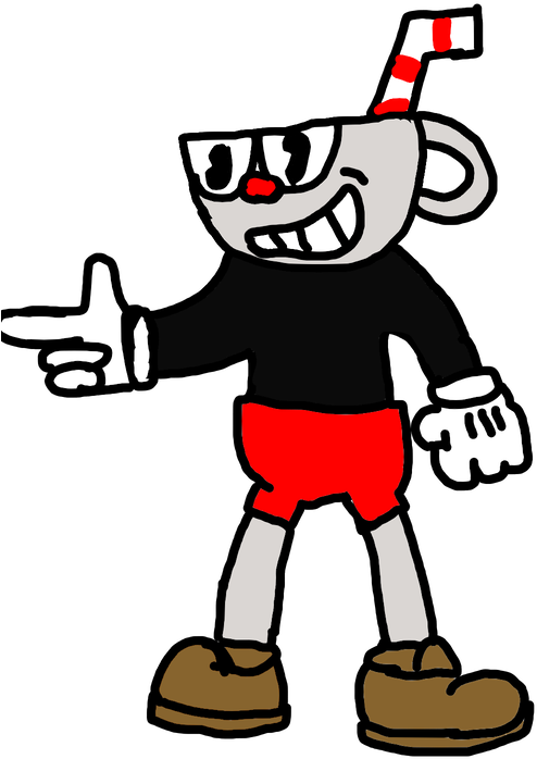 Cuphead By Yaeltehsaharan-waldo - Cartoon (800x1000)