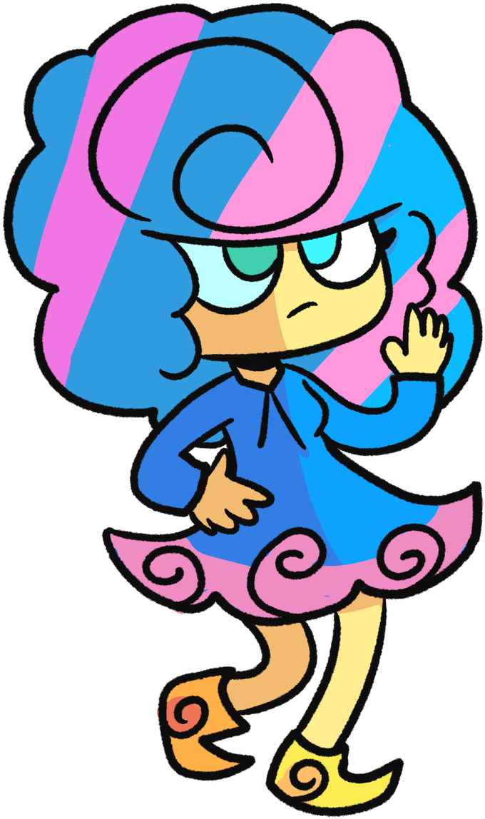 She's Bossy And Rude - Cartoon (1123x1200)
