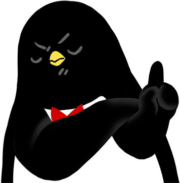 The Bossy Penguin In The South Pole - Cartoon (408x408)