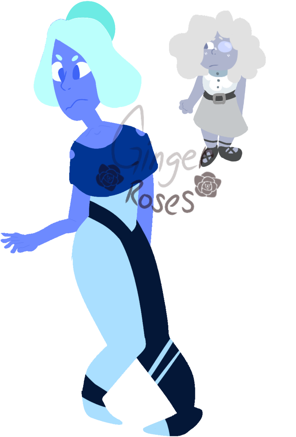 Open Bossy Gem Ladies By Hyponotica - Cartoon (1024x1679)
