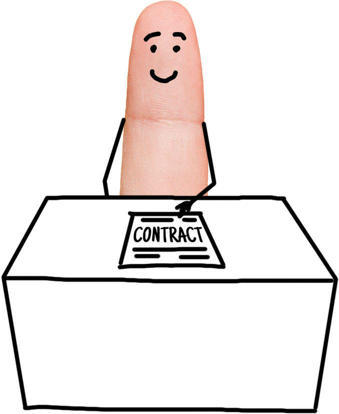 Signed Contract Icon - Signed Contract Icon (695x849)